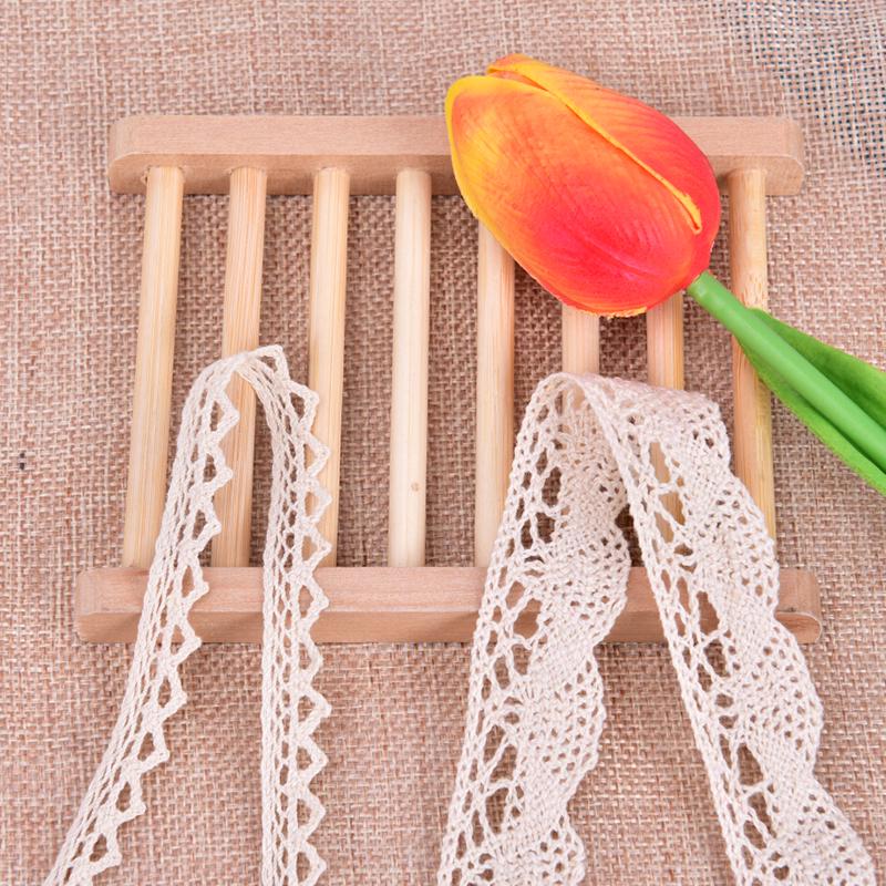 Ruban Dentelle Vintage En Coton - 10 Mètres - Largeur 8 Cm - Pour Couture, Scrapbooking, Décoration Mariage
