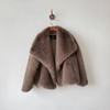 Women's Fluffy Tipped Fox Faux Fur Coat - New Fashion for Autumn/Winter