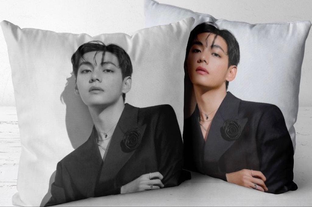 [USED] BTS COMPOSE COFFEE Cushion Cover Taehyung V V