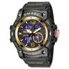 Sport Watch Military Wristwatch for Men Alarm Stopwatch LED Digital Back Light Dual Time Display Waterproof Watch Men 8007