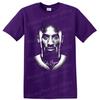 Kobe Bryant Basketball Porträt T-Shirt Schwarz Weiß Grafik Fan Tribut Kunst T-Shirt