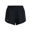 Loose Fit Elastic Pattern Printed Straight Leg Sports Shorts Women Shorts Black 1382438-001