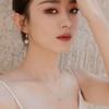 Hetian Jade Necklace: 2025 Women's Jade Pendant Choker with Peace Buckle Clavicle Chain In New Chinese Style
