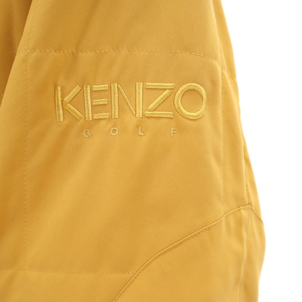 KENZO GOLF 90s Old quilting Batting jacket 3 yellow Men's Used