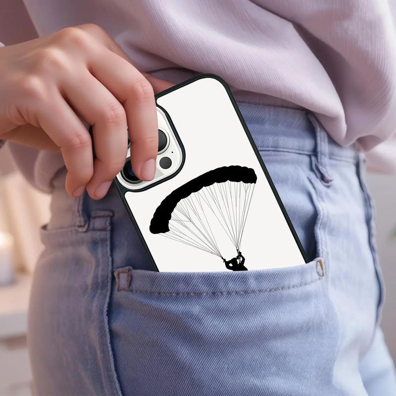 Paragliding Sport Phone Case For iPhone 17 Air 15 16e 14 13 Pro Max Coque 12 11 Pro Max PLUS cover