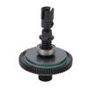 RC Steel Reduction Gear Black Upgrade Metal Reduction Gear for ZD Racing 7509 110 RC Car