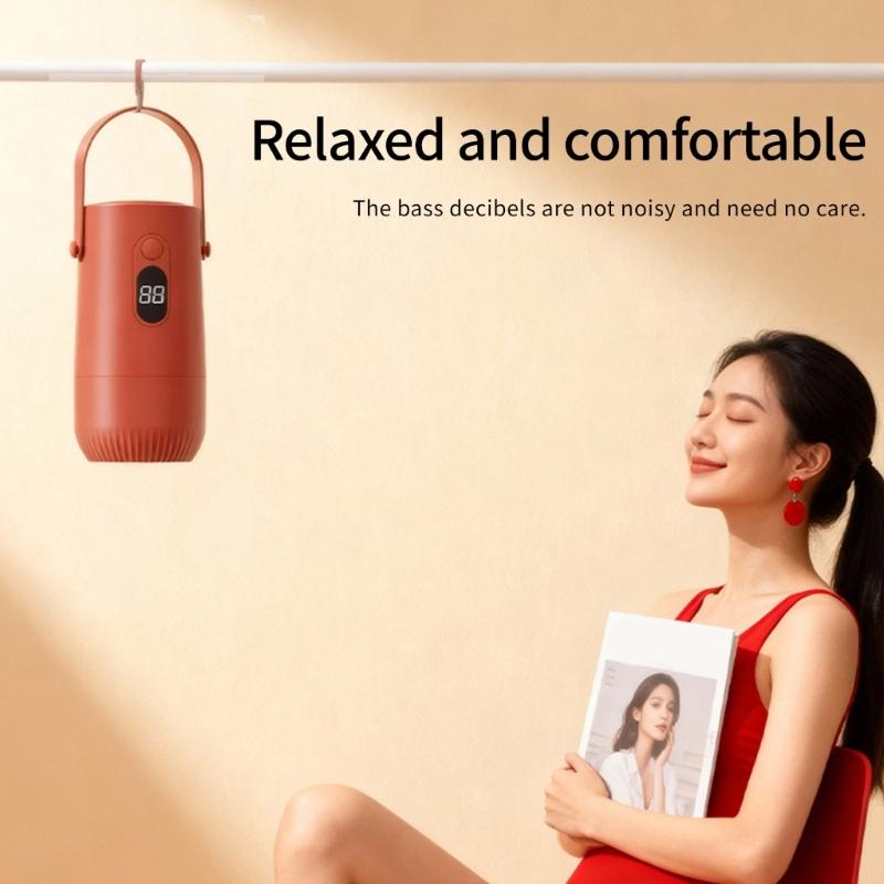 110V Portable Travel Dryer for Clothes Lightweight Electric Drying Machine Electric Portable Dryer for Apartment