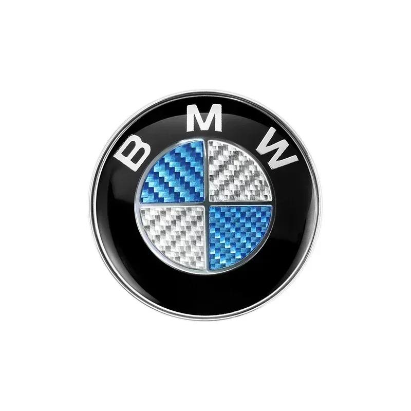1 stk 74mm 82mm Bil Frontpanser Emblemer Bak Merke logo for BMW E87 E30 E46 E28 E34 E39 E60 F02 F18 F35 G20 G03 G05 F10 E93 F20 F30