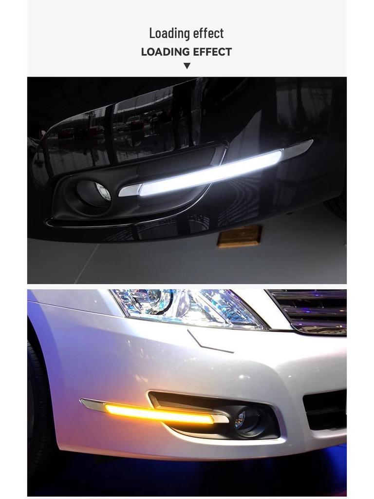 LED Daytime Running Lights & Turn Signals for 08-10 Nissan Teana