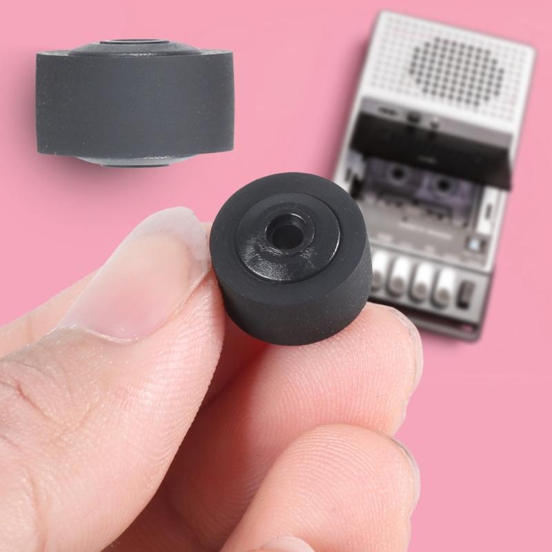 Packung mit 5 Kassettenrekorder Andruckrollen Rad Gummi Audio Kassetten Druckrollen Für Recorder Wartung