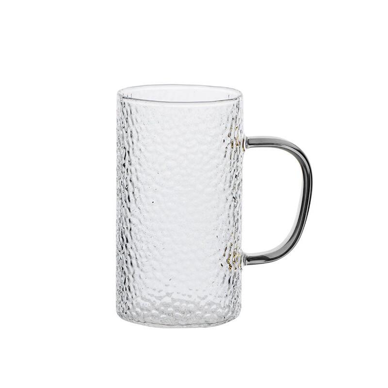 ZISIZ Hammered Heat-Resistant Glass Coffee Pot
