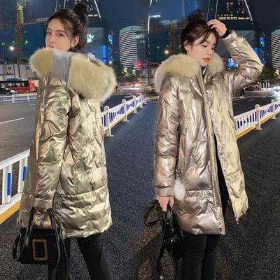 LJX 2024 Moda Inverno Pelúcia Solto Casaco Feminino Elegante Jaqueta Outono Inverno Gola de Lã Gola Alta Festa Luxo Espessado Forro de Algodão Casaco