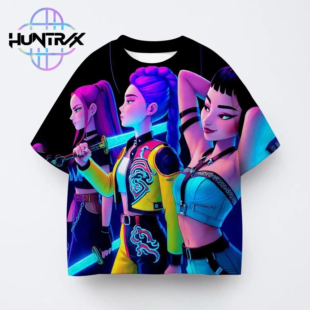 T-Shirts Girls Children's Cartoon Printed Fashion Short Sleeve T-Shirt Casual Fashion Summer Girls Short Sleeve Clothing Top