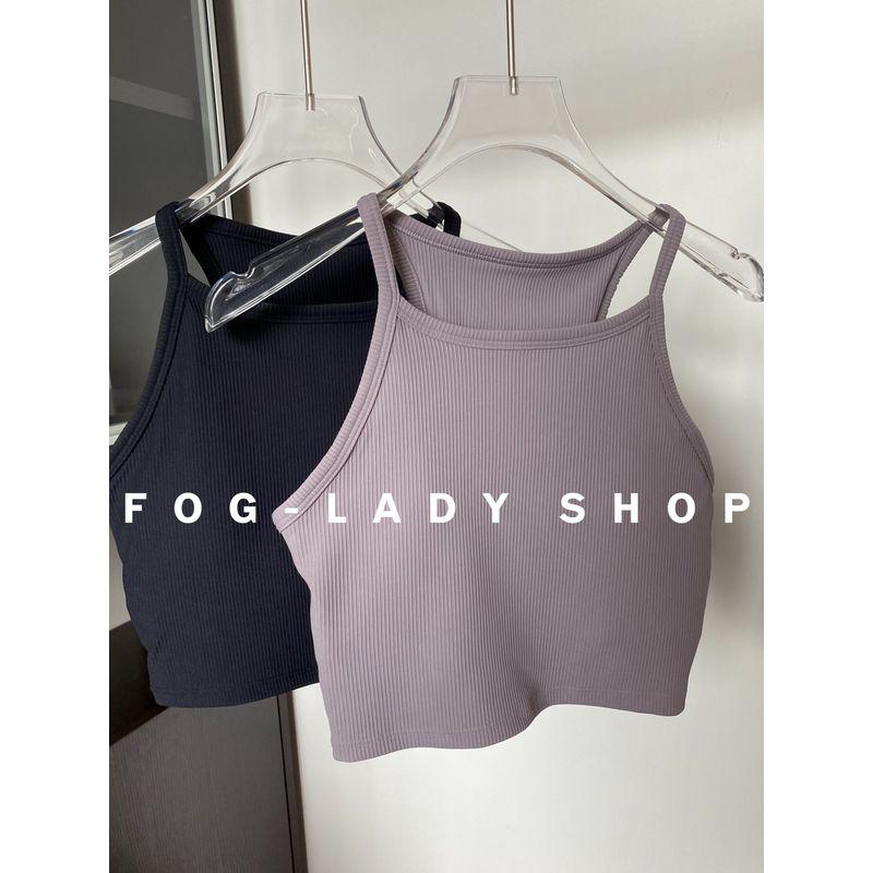 

Фитнес Нить Спорт Лето Новый Топ Purple Verbena M