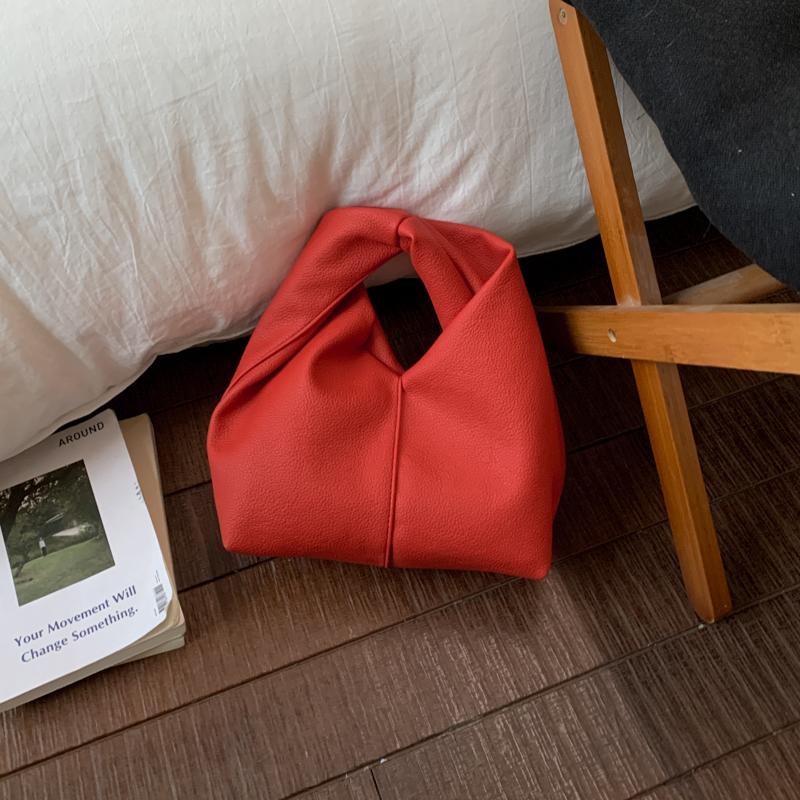 Weiche PU Hobo-Tasche für Damen Schlaffe Tote mit Henkel Kleine Umhängetasche für den täglichen Gebrauch