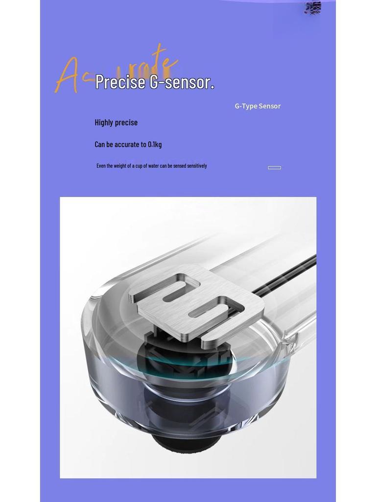 2026 USB Rechargeable Electronic Bathroom Scale for Adults - Compact Weight Loss & Household Weighing Device