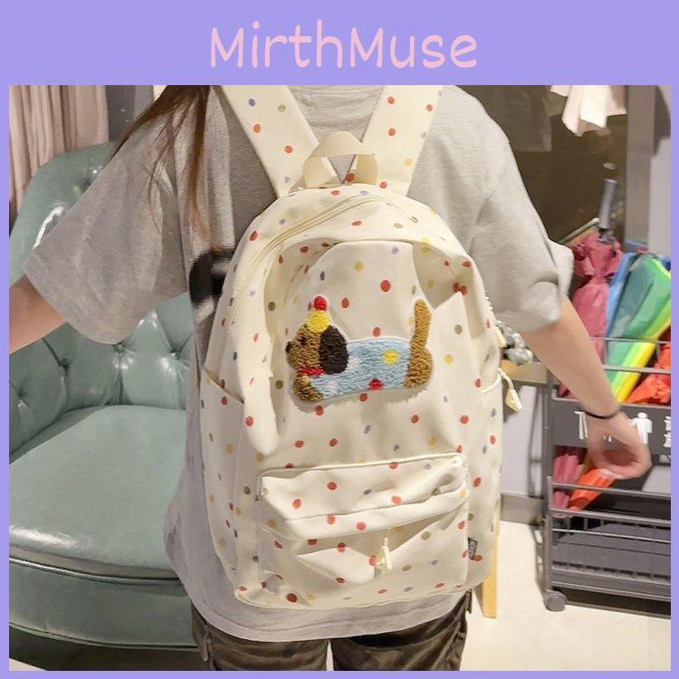 Koreanisch inspirierter Ins Dackel Rucksack Mit Gesticktem Design Für Schule Und Reise