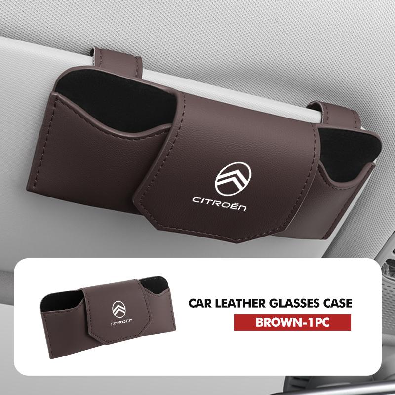 

Для автомобиля Citroen Козырек от солнца Футляр для очков Чехол для солнцезащитных очков Аксессуар C4 C3 C5 C1 C2 C6 C4L DS3 DS4 Berlingo Picasso Jumper