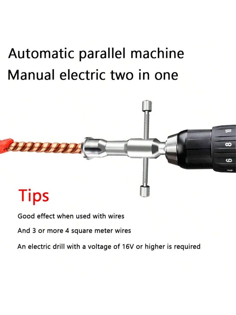 1PC Connector, Wire Rewinder, Connector, Electrician Quick Automatic Stripping And Rewinding Device