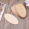 12pcs  Wooden Slices Chips Unfinished Cutout Name Tags DIY Scrapbooking Arts Crafts Projects Decoration