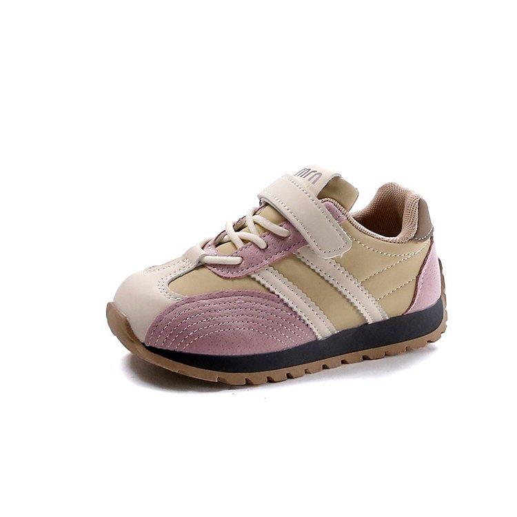 

Girls German training shoes 2025 spring new children s shoes Girls light sports shoes soft soles Boys casual running 36 розовый