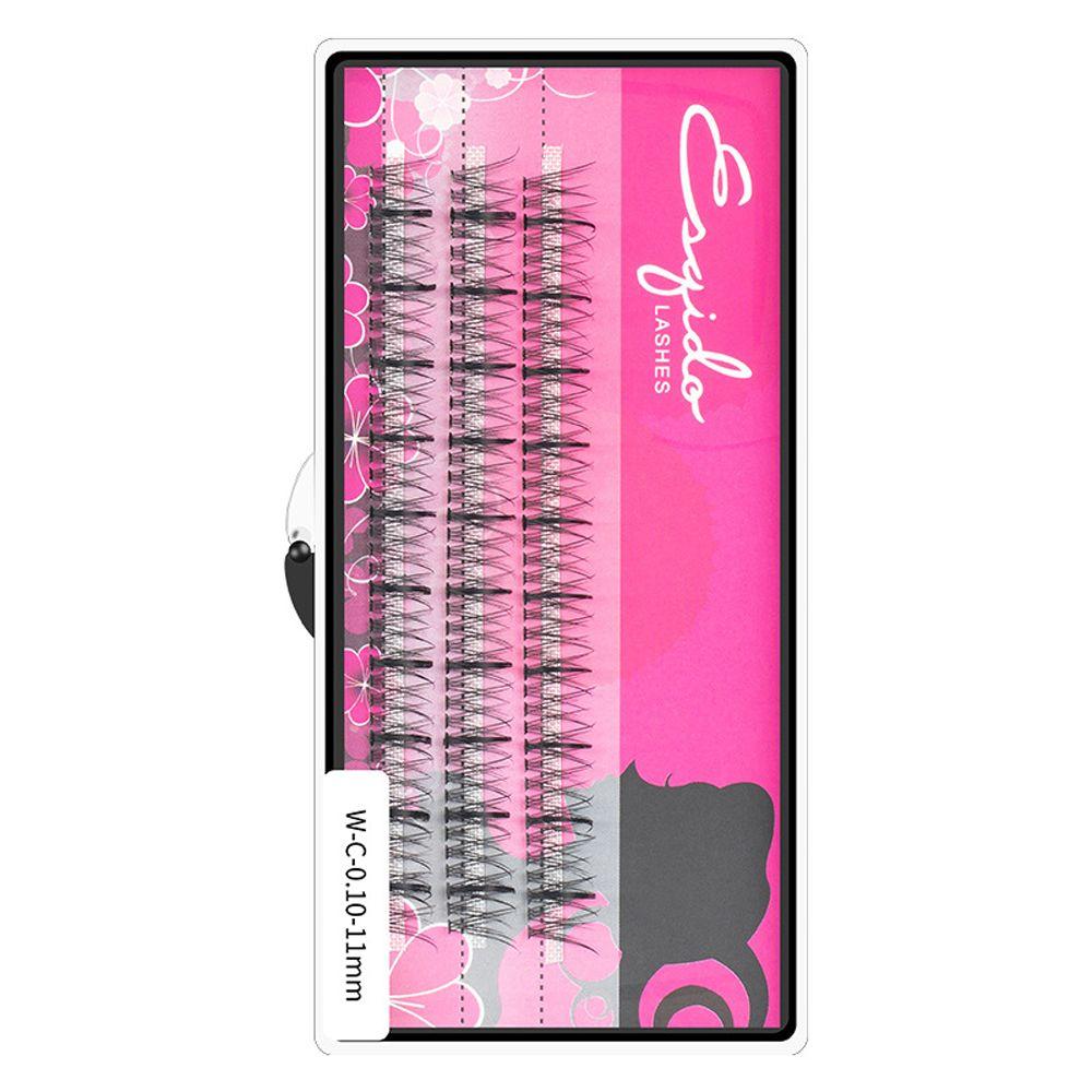 Segmented Eyelashes Bundles Fishtail False Eyelashes Lashes Extension Individual Cluster Eyelashes
