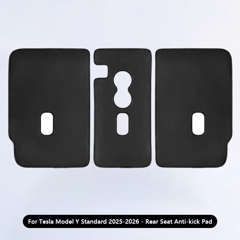For Tesla Model Y Juniper Standard 2026 Leather Rear Trunk Mat Seat Backrest Protector All Weather Cargo Liner Anti Dirty Mat