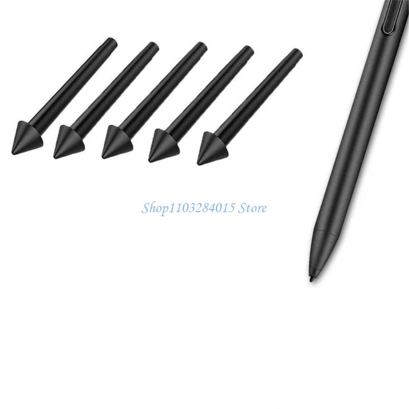 R6FF 5Pcs High Sensitivity Pen Refills Sensitive Fine Nib Surface Pen Tips Replacement for Surface 7/6/5/4/Book/Studio/Go