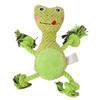 Safe Bite Cotton Rope Dog Toy Soft Bite Tough Dog Rope Chew Toy Animal Shape Built-in Squeaker Dog Squeaky Toy Daily Chewing