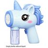 Einhorn Kinder Elektrische Seifenblasenpistole, Spielzeug Seifenblasenmaschine, Automatischer Seifenbläser Mit Lichtern, Outdoor Party Spiele, Kinder G