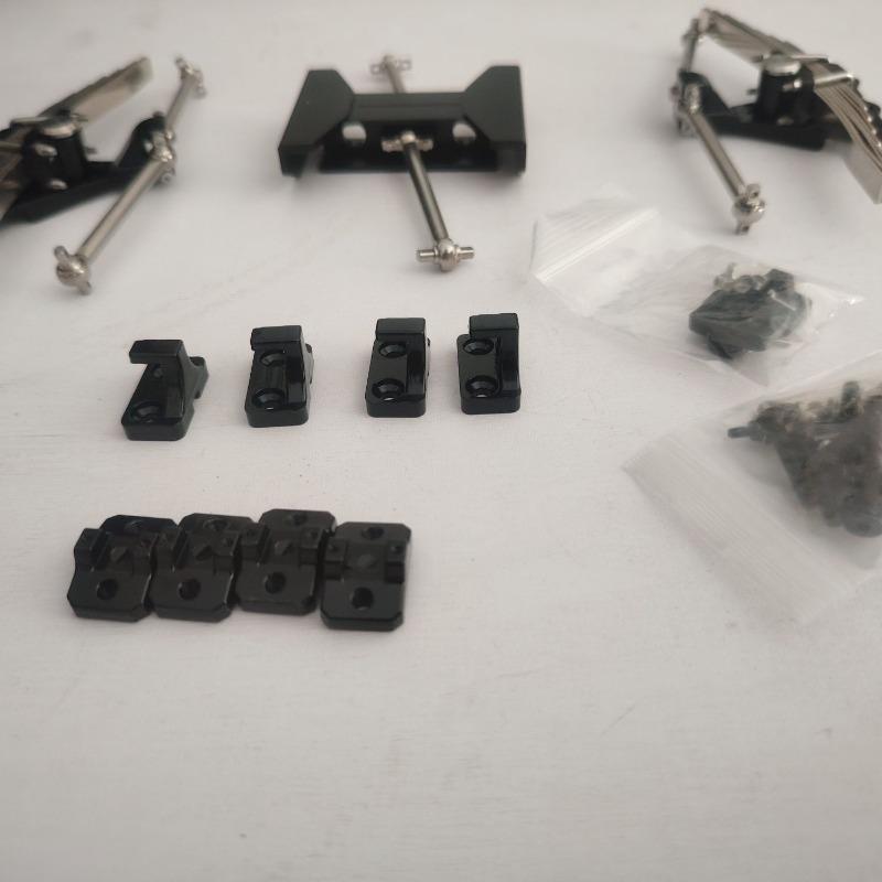 Full Metal 8X8 Axle Front Rear Through Axles for 1/14 Tamiya RC Truck SCANIA 770S VOLVO Mercedes-Benz ACTROS 3363 MAN Car Parts