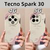 For Tecno Spark 30 Pro 30C Case Love Heart Back Cover For Tecno Spark 30C 4G 5G Full Protection Soft Liquid Silicone Phone Cases
