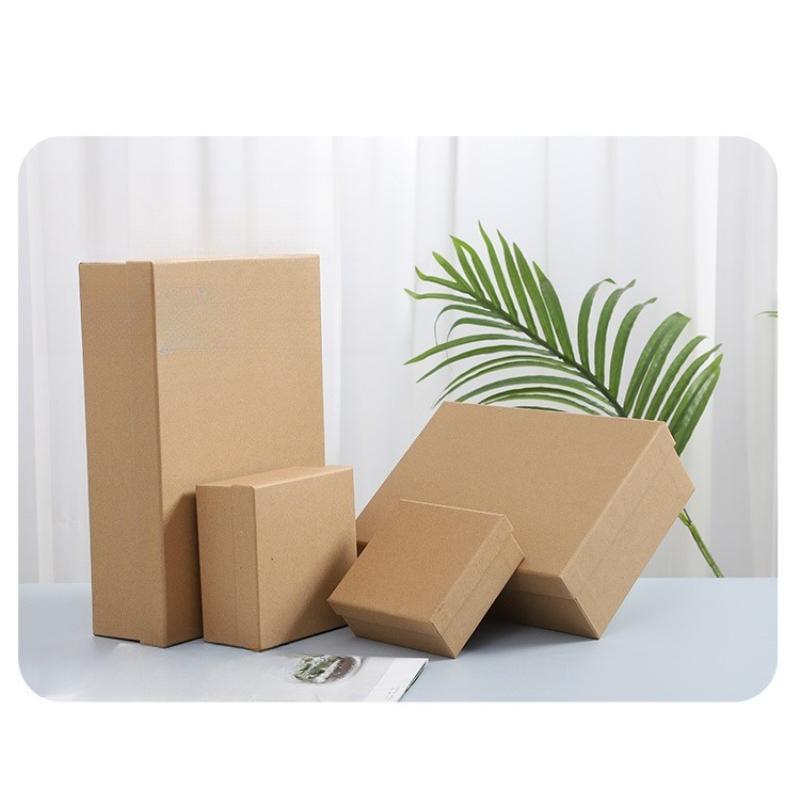 Jewelry Gift Boxes Set Black White Kraft Paper Earring Ring Necklace Storage Case Travel Wedding Dustproof Organizer Wedding Favor Christmas Gift Box