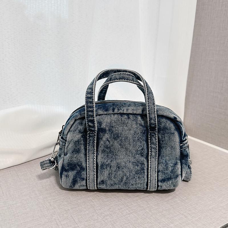 Handbag Women's Denim Vintage Shoulder Small Square Bag