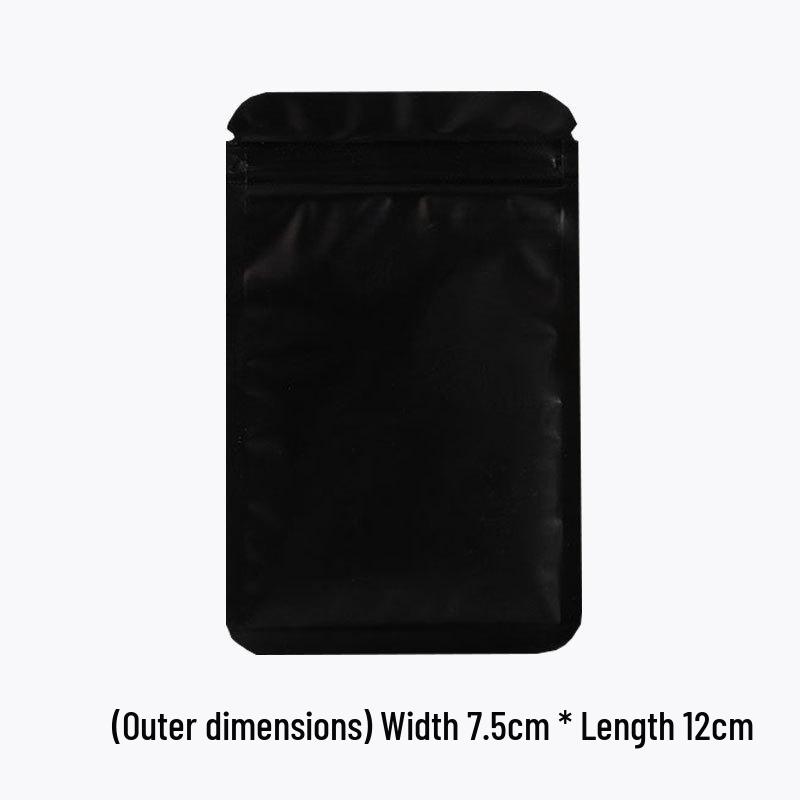 Double-Sided Frosted Aluminum Foil Self-Sealing Opaque Packaging Bag for Colored Ornaments