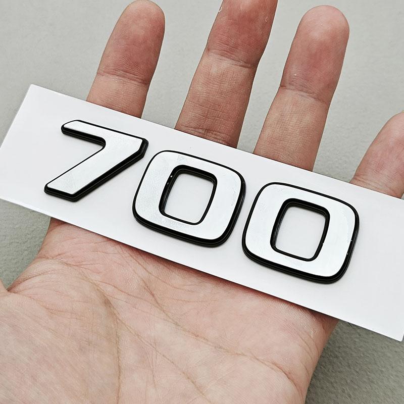 New 3D Color Blocking Car Sticker Logo 700 EDITION Nameplate MGK76 Badge Emblem For AMG G Series BRABUS G63 G65 G55 Auto Accessories