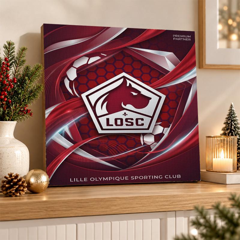 LOSC Lille FC Diamond Painting Kit 5D Full Drill DIY Diamond Mosaic Wall Art Home Decor