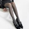 Women's Vintage Lace Jacquard Fishnet Tights with Irregular Floral Pattern Pantyhose for Party Nightclub or Date Outfits