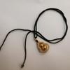 Gold-Plated Brass Rotating Mantra Gourd Pendant Necklace - Unisex Gift