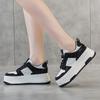 Small size niche rhinestone platform little white shoes women's autumn new casual little white shoes muffin board shoes
