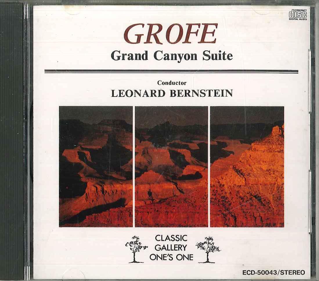 

CD LEONARD BERNSTEIN - Grand Canyon Suite ECD50043 EYEBIC Japan Classical Used