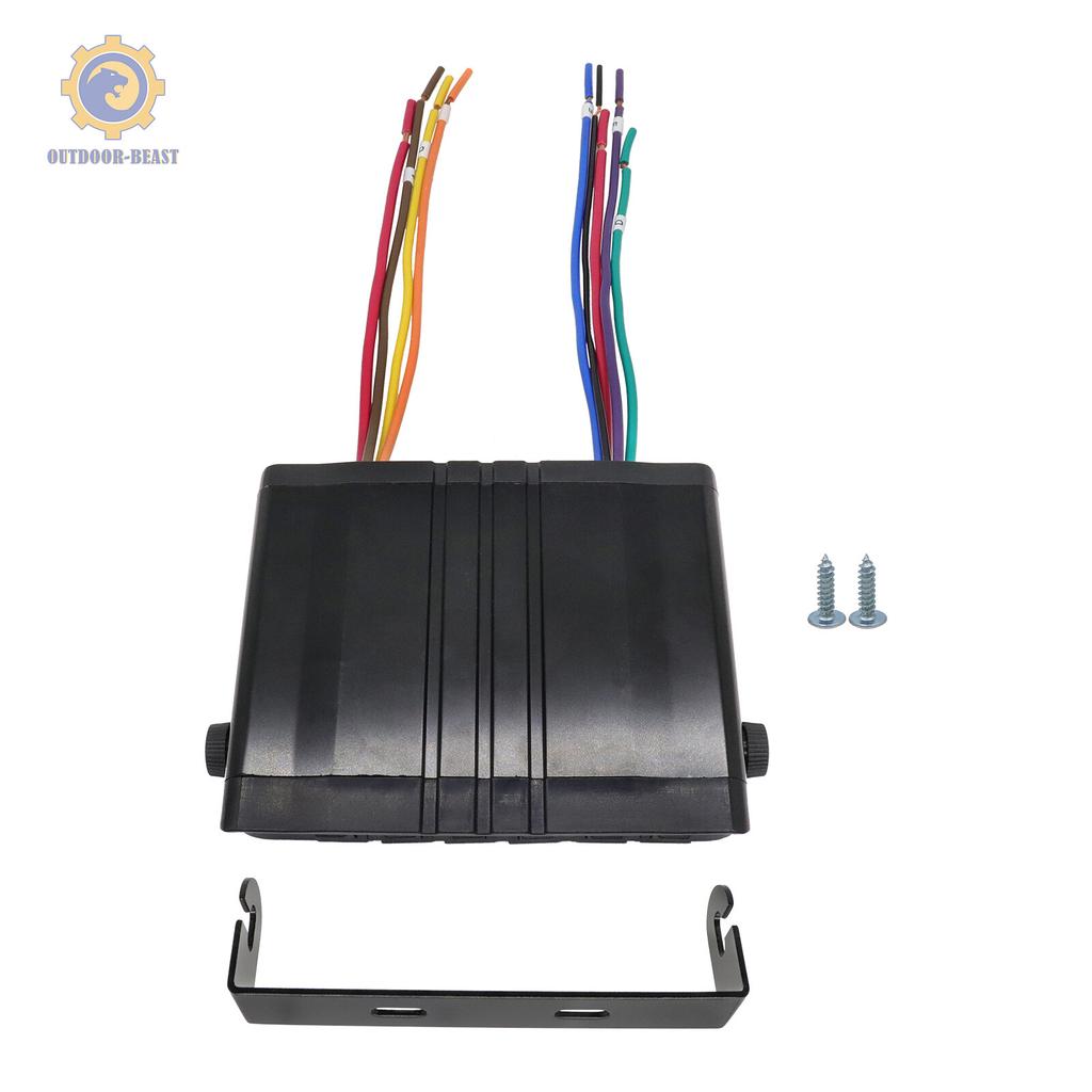 For Jeep Auto Car Truck 6 Gang 12V DC 40A On/Off Rocker Switch Panel Control Box