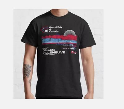 GORĄCY!! Grand Prix Kanady Montreal Kanada Koszulka Retro Wyścigowa, Rozmiar -5XL