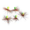 5PCS Ice Fishing Hooks High Carbon 5MM Fishing Jig Lures Set for Outdoor Winter Perch Angling