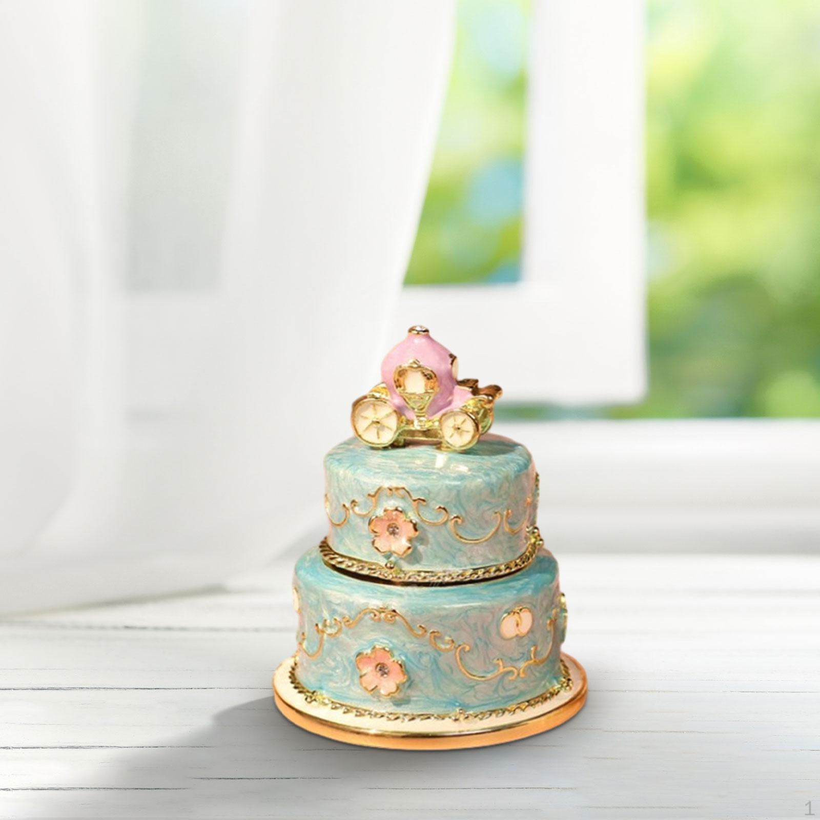 

Элегантная эмалированная шкатулка для стильного хранения и демонстрации драгоценностей синий