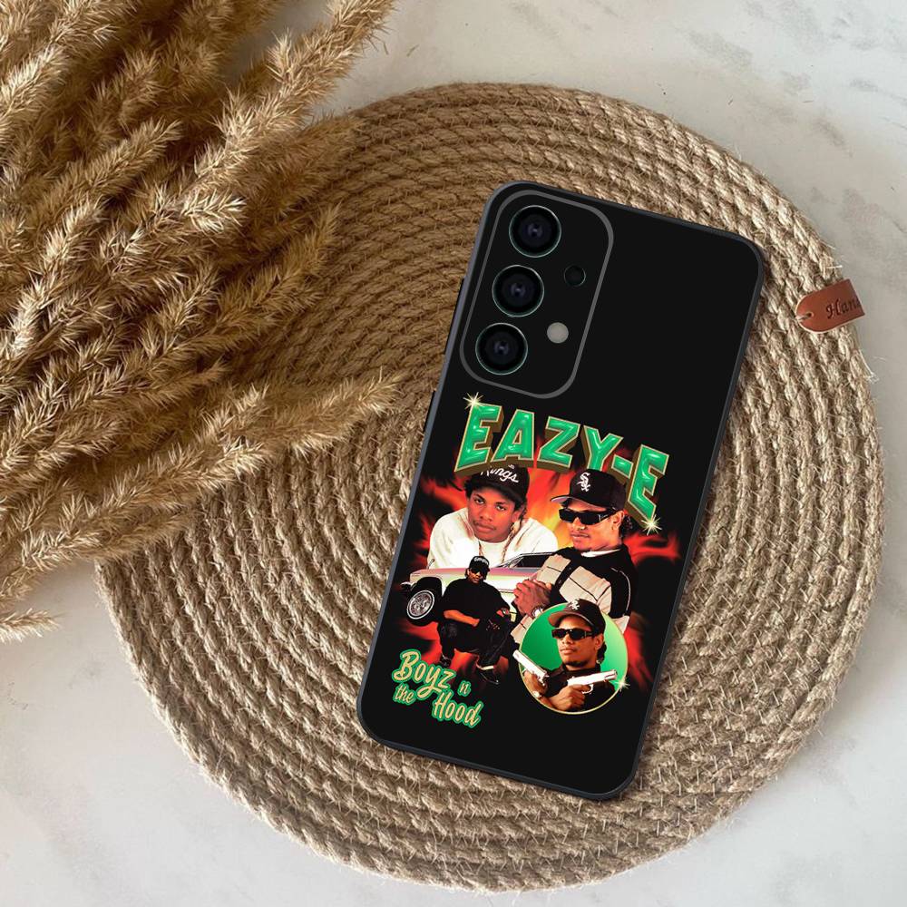 Rapper E-Eazy E Phone Case For Samsung S25,S24,S21,S22,S23,S30,Ultra,S20,Plus,Fe,Lite,Note,10,9,5G Black Cover