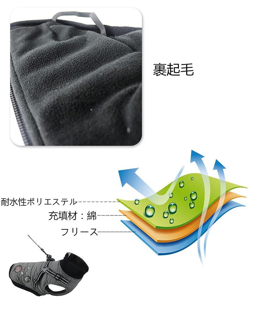 ASMPET Dog Warm Dog Pet Cotton with Open for Extra and Medium Chest Clothes, Autumn/Winter Wear, Clothing, Coat, Windproof, Warm, Lightweight,