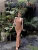 Women's Summer Slimming Sleeveless Bodycon Fishtail Midi Dress