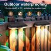 Solar Porch Lights With Multiple Modes Wall Washer Lights, Outdoor Light, Waterproof Garden LED Lamp Light with Color Changing RGB, Landscape Wash for