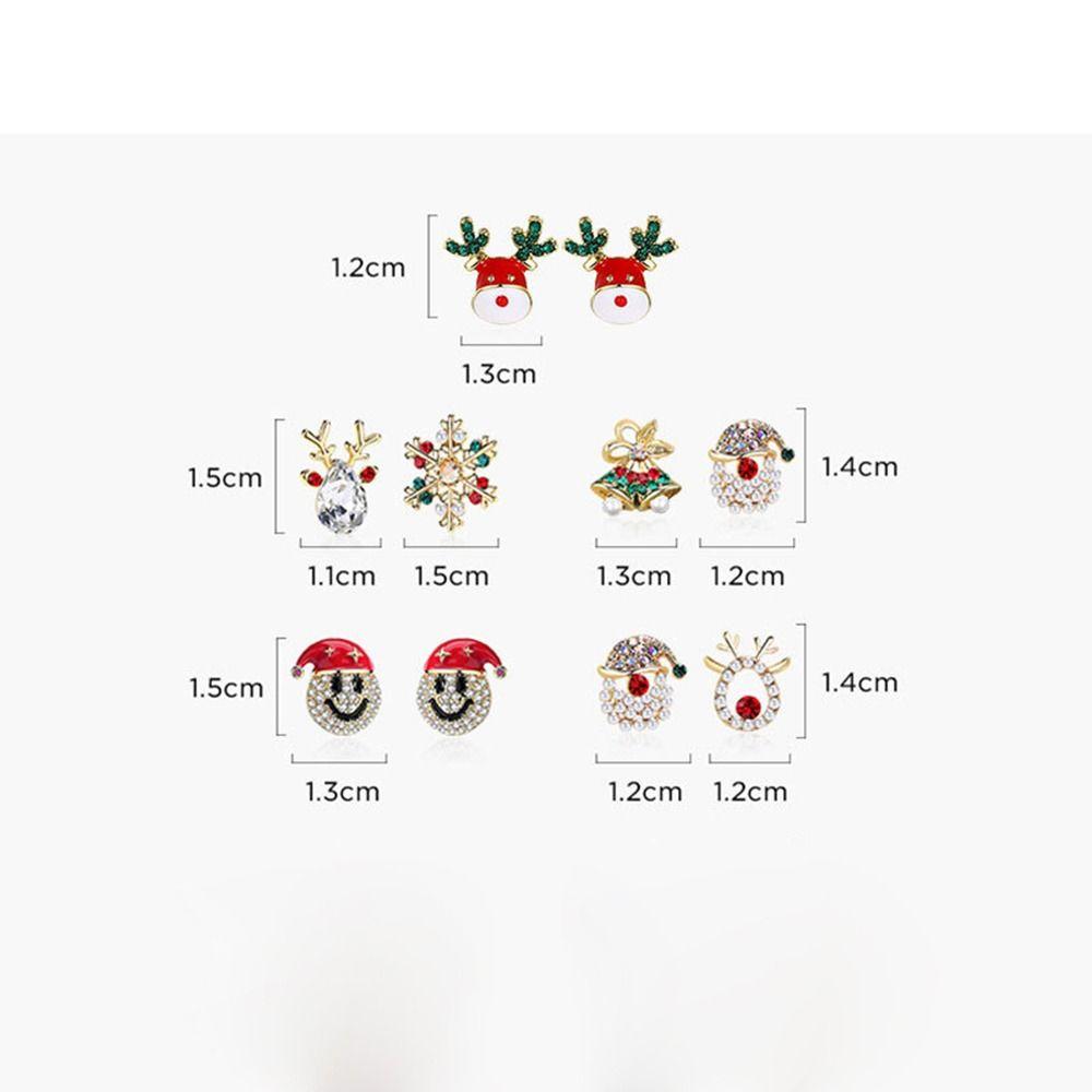 Bell Girl Gift Christmas Earrings Women Stud Earrings Korean Style Earrings Fashion Jewelry